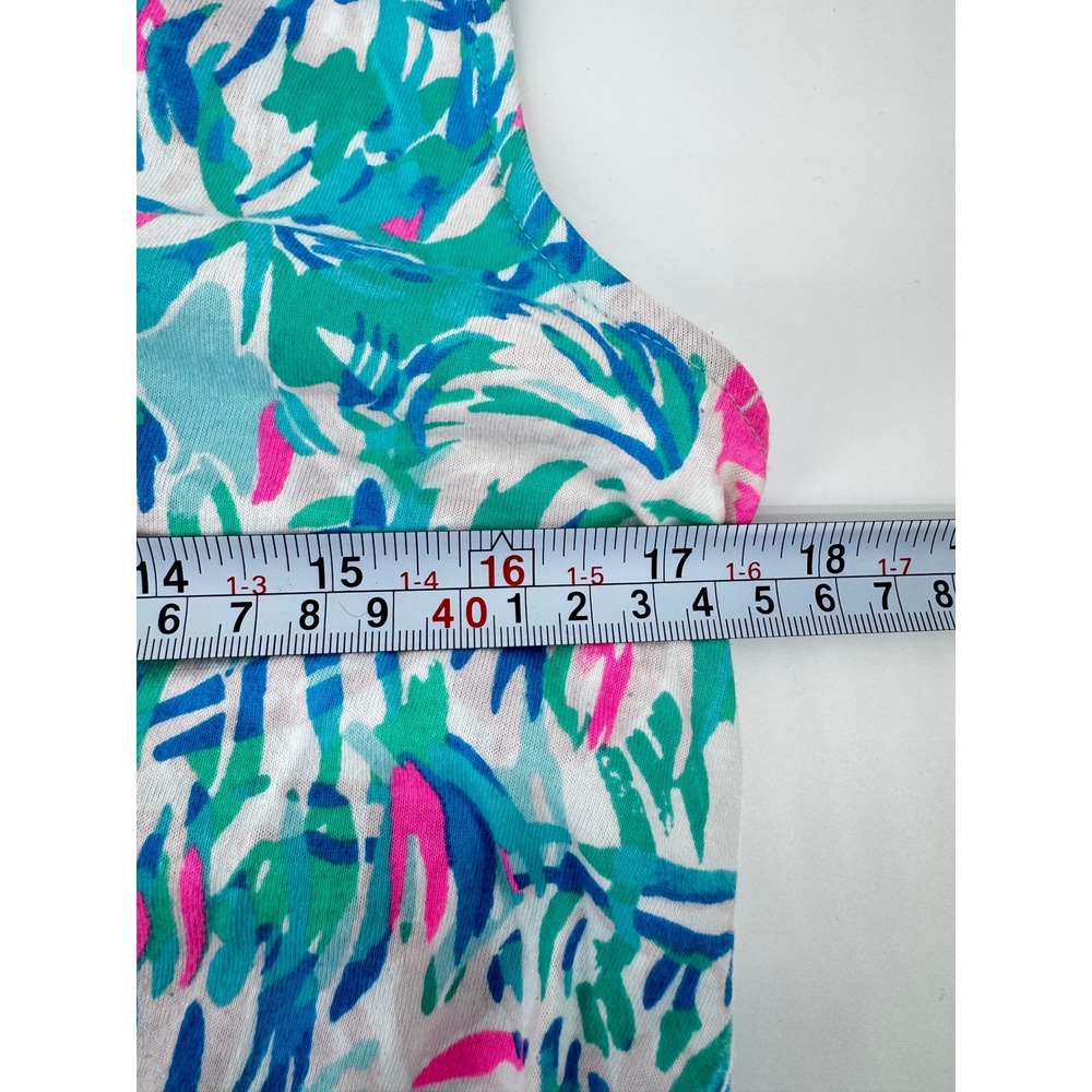 Lilly Pulitzer Lorina Swing Dress in the vibrant Blue Ibiza Cabana Size Large - Picture 10 of 11